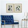 4_Floral Dream 23"W x 27"H Framed Art Set of 2 more views