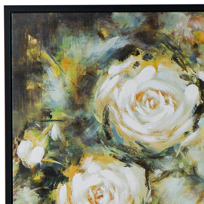 Image 2 Floral Dreams 39 1/2" Square Framed Canvas Wall Art more views