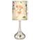 Floral Fancy Giclee Droplet Table Lamp