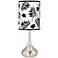 Floral Fern Giclee Droplet Table Lamp