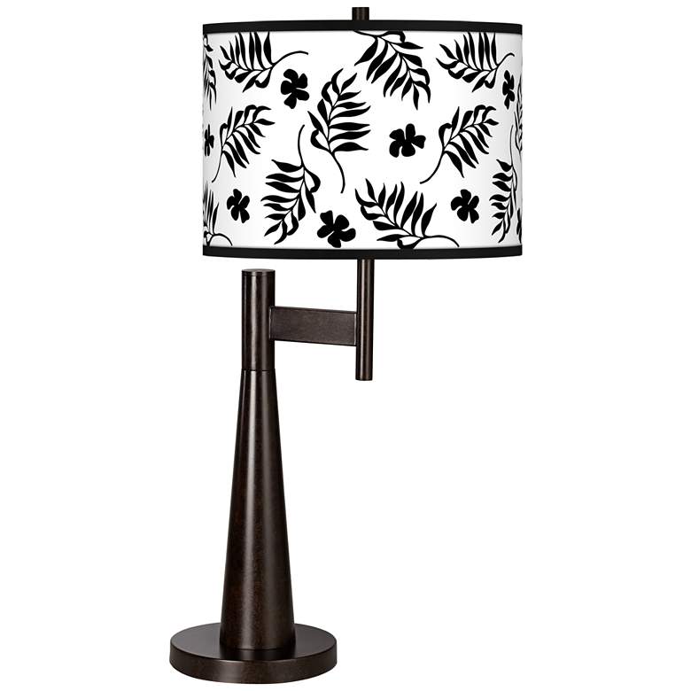 Image 1 Floral Fern Giclee Novo Table Lamp