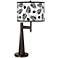 Floral Fern Giclee Novo Table Lamp