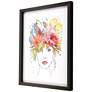 Floral Figure I 39" High Framed Shadow Box Giclee Wall Art