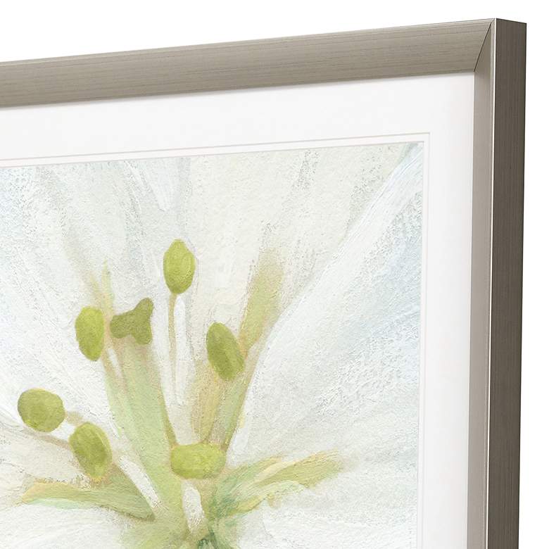 Image 4 Floral Fresh Focal 27 inch Square Framed Giclee Wall Art more views