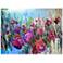 Floral Fusion 40" Wide All-Season Outdoor Canvas Wall Art