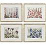1_Floral Haven 23"W x 19"H Framed Art Set of 4