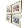 2_Floral Haven 23"W x 19"H Framed Art Set of 4 more views