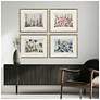 4_Floral Haven 23"W x 19"H Framed Art Set of 4 more views