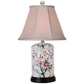 Image2 of Floral Jar 20" High Porcelain Accent Table Lamp
