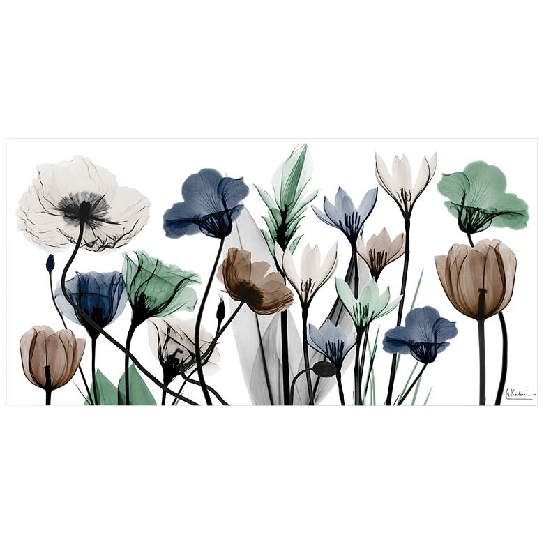 Image 3 Floral Landscape 48" Wide Tempered Glass Graphic Wall Art