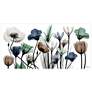 Floral Landscape 48" Wide Tempered Glass Graphic Wall Art in scene