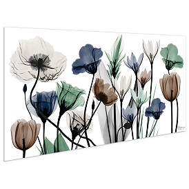 Image5 of Floral Landscape 48" Wide Tempered Glass Graphic Wall Art more views