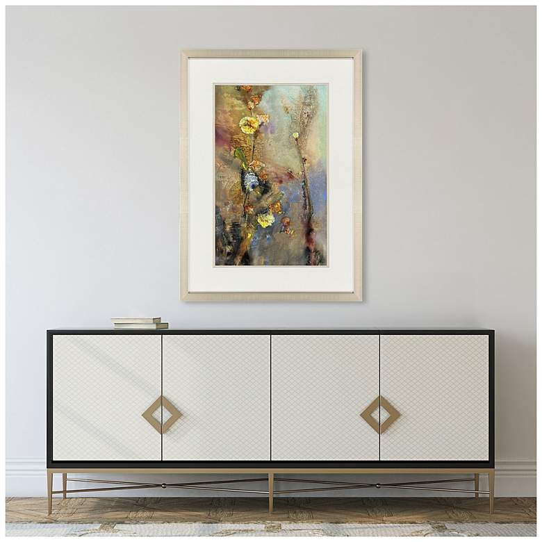 Image 4 Floral Life I 34"W x 49"H Transitional Framed Art more views