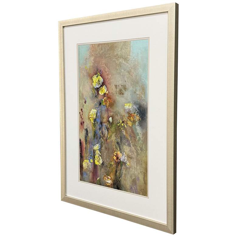Image 2 Floral Life II 34"W x 49"H Transitional Framed Art more views