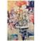 Floral Multi-Color Chromatic 47 1/4" High Printed Wall Art