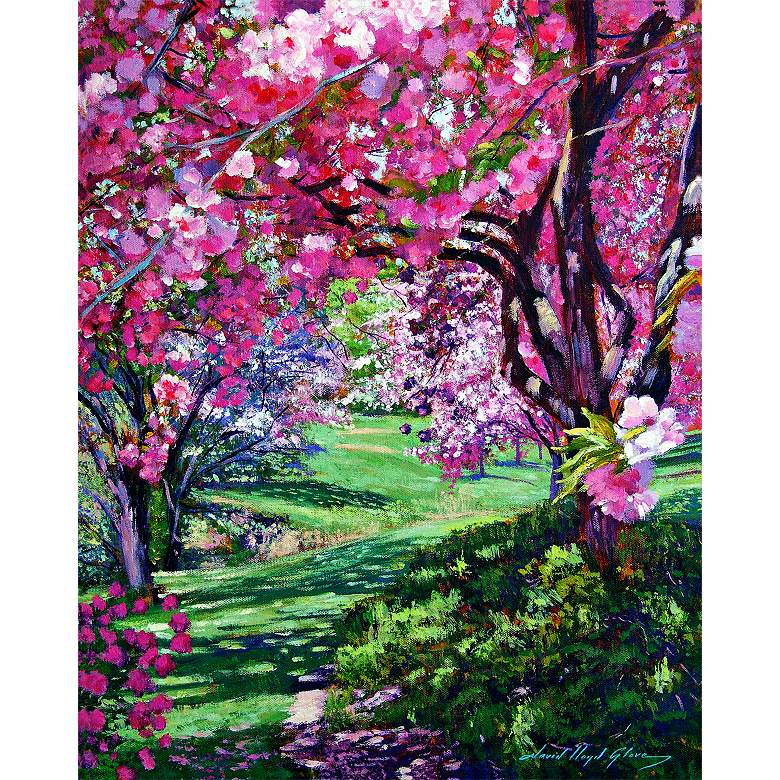 Image 1 Floral Park 25 inch High Impressionistic Giclee Wall Art