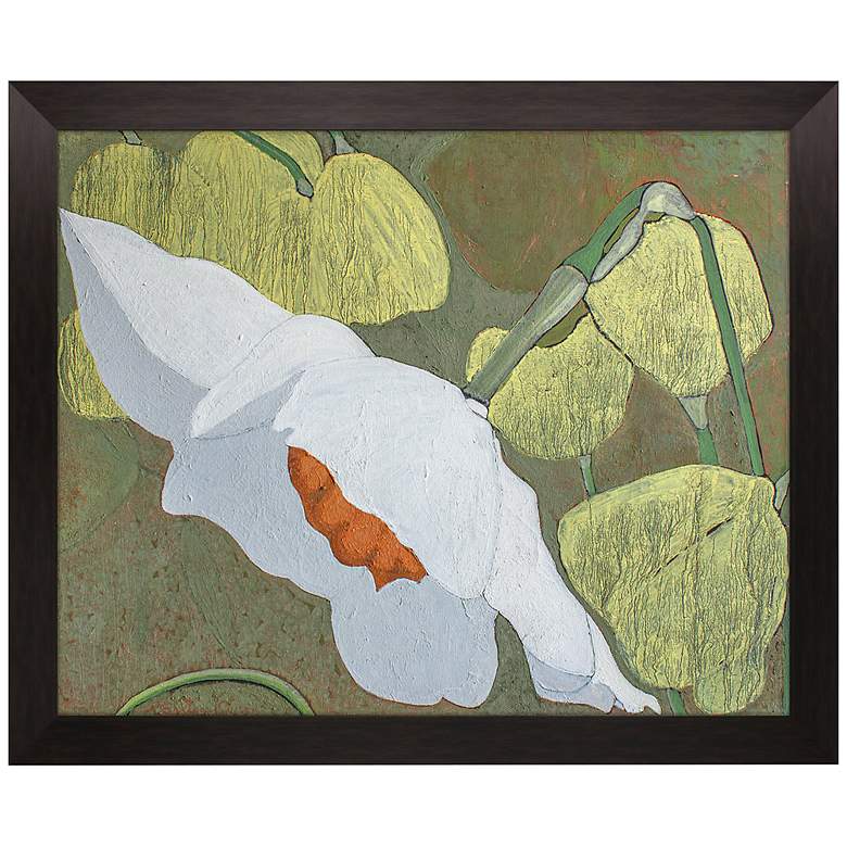 Image 3 Floral Shade 45 inch Wide Rectangular Giclee Framed Wall Art