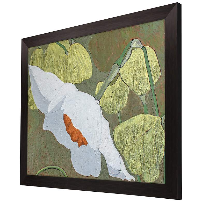 Image 5 Floral Shade 45" Wide Rectangular Giclee Framed Wall Art more views