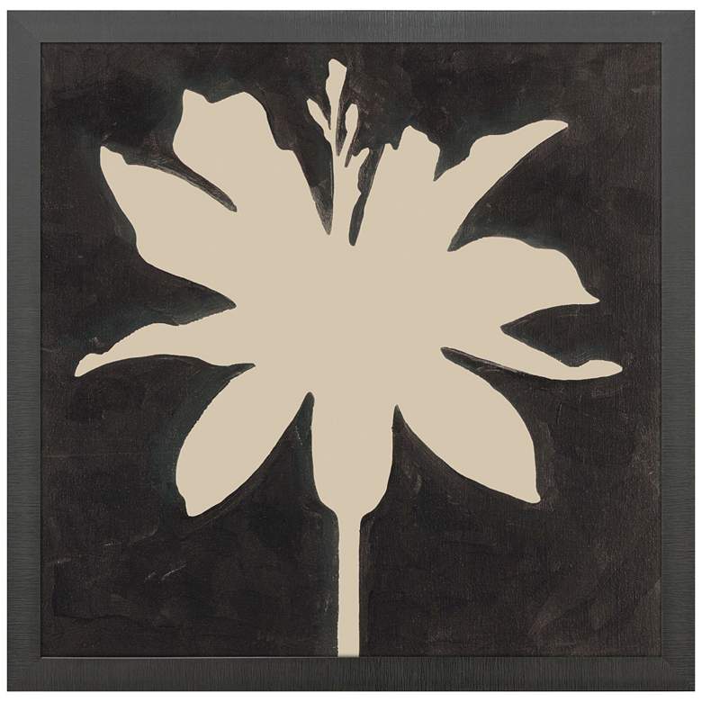 Image 1 Floral Silhouettes I 31"W x 31"H Contemporary Framed Art
