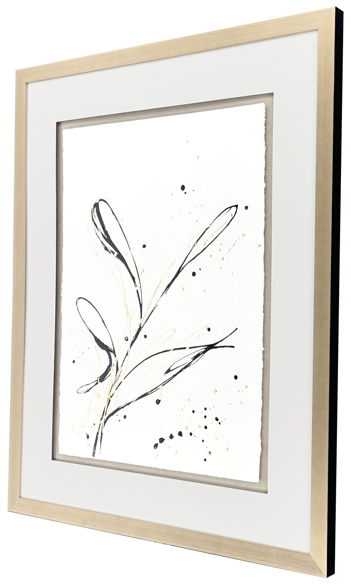Image 2 Floral Splash I 35"W x 42"H Framed Art more views