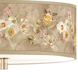 Image2 of Floral Spray Giclee 14" Wide Ceiling Light more views