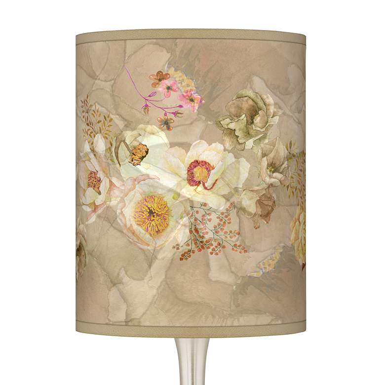 Image 2 Floral Spray Giclee Droplet Table Lamp more views