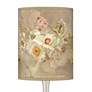 Floral Spray Giclee Droplet Table Lamp