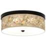 Floral Spray Giclee Energy Efficient Bronze Ceiling Light