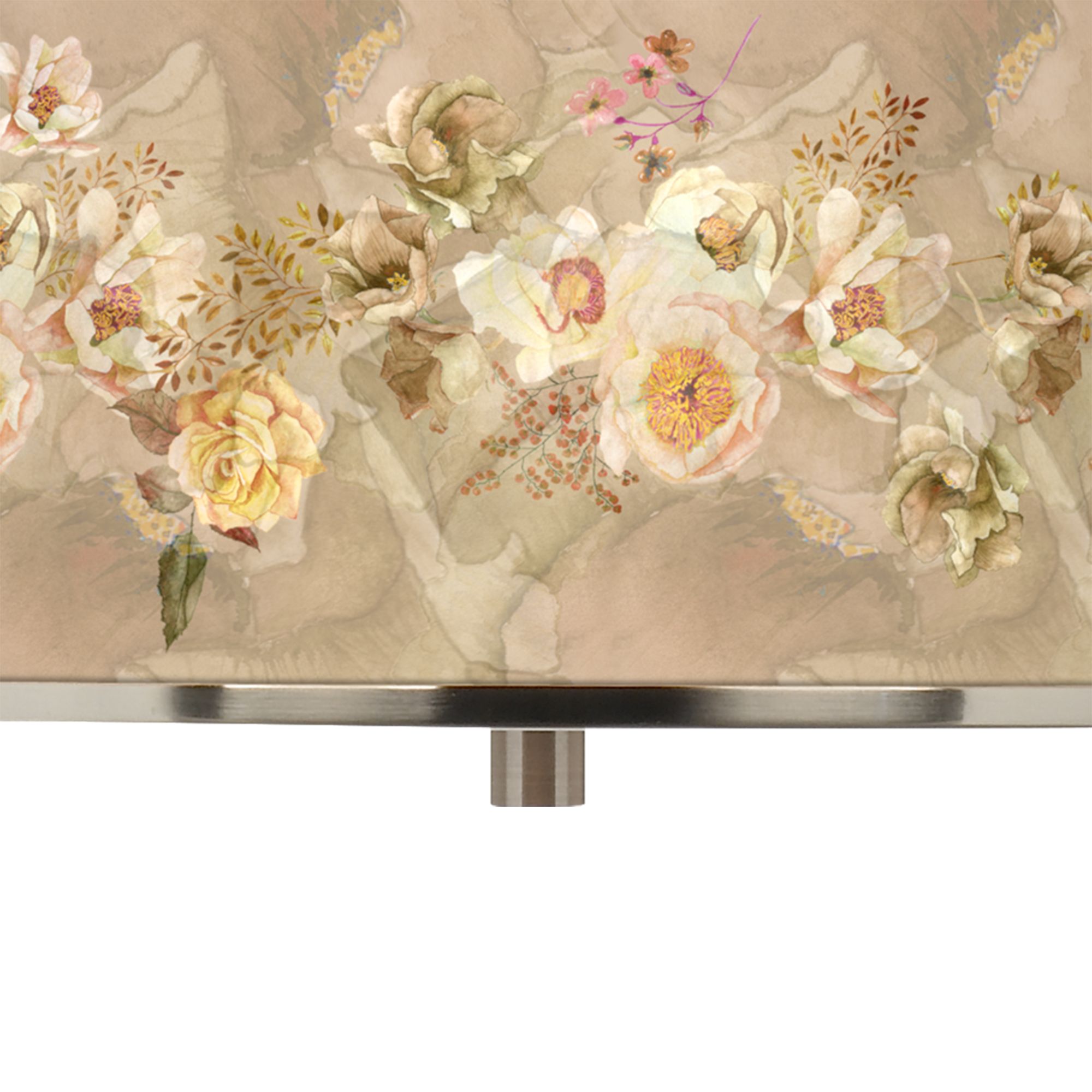 Image 2 Floral Spray Giclee Glow 16" Wide Pendant Light more views