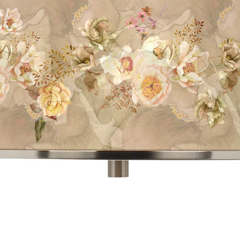 Image 2 Floral Spray Giclee Glow 16 inch Wide Pendant Light more views
