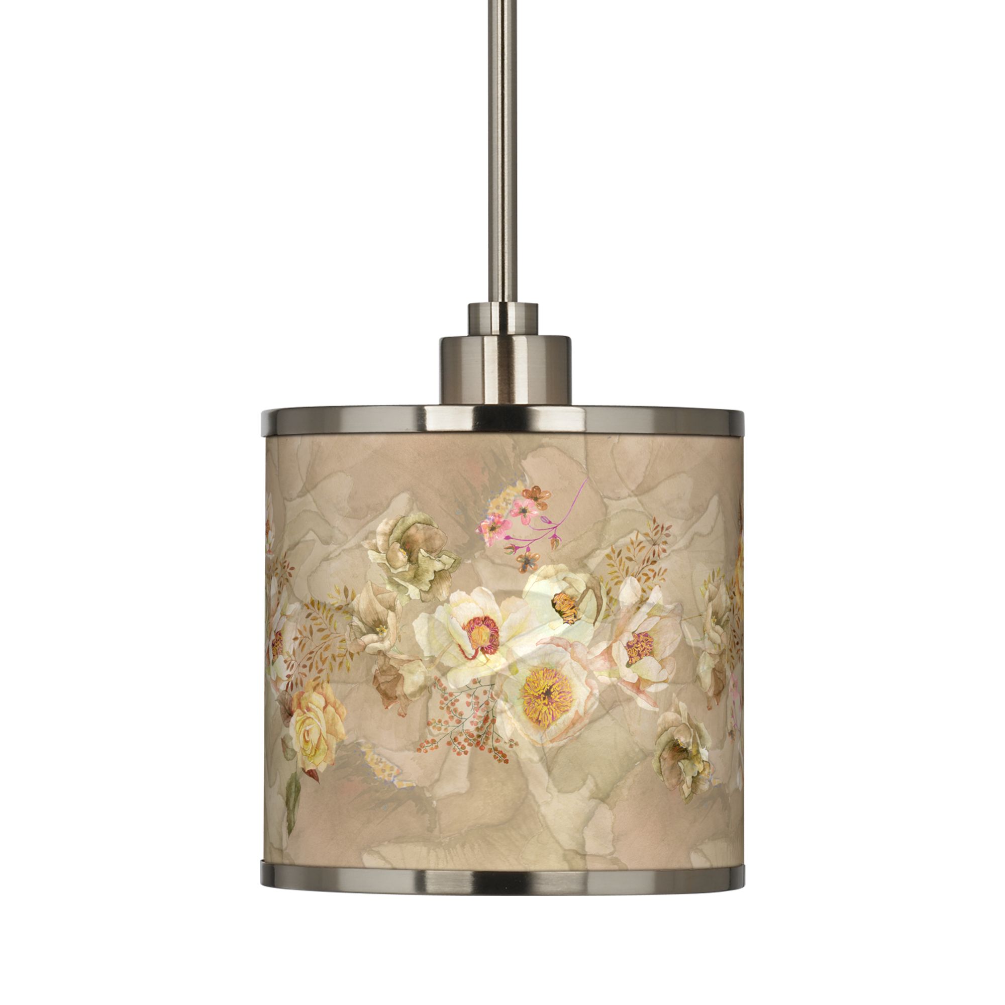 Image 3 Floral Spray Giclee Glow Mini Pendant Light more views
