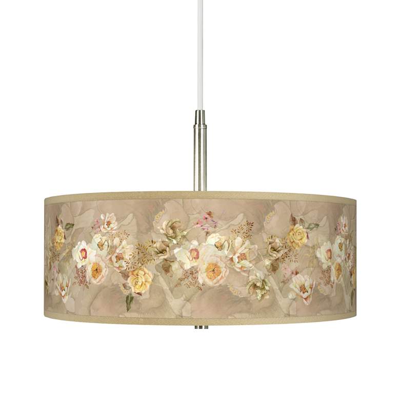 Image 1 Floral Spray Giclee Pendant Chandelier