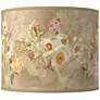 Floral Spray Giclee Round Drum Lamp Shade 14x14x11 (Spider)