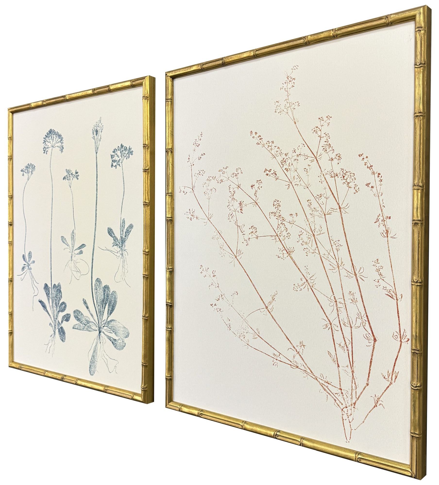 Image 2 Floral Trace III 19"W x 25"H Framed Art Set of 2 more views