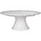 Floral White Cake Stand