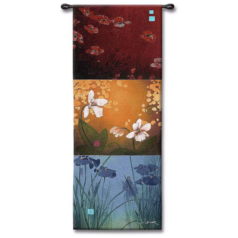 Image 1 Florals in Three I 53 inch High Wall Art
