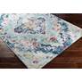 Thumbnail2 of Floransa FSA-2300 6'7"x9' Light Blue and Navy Area Rug more views