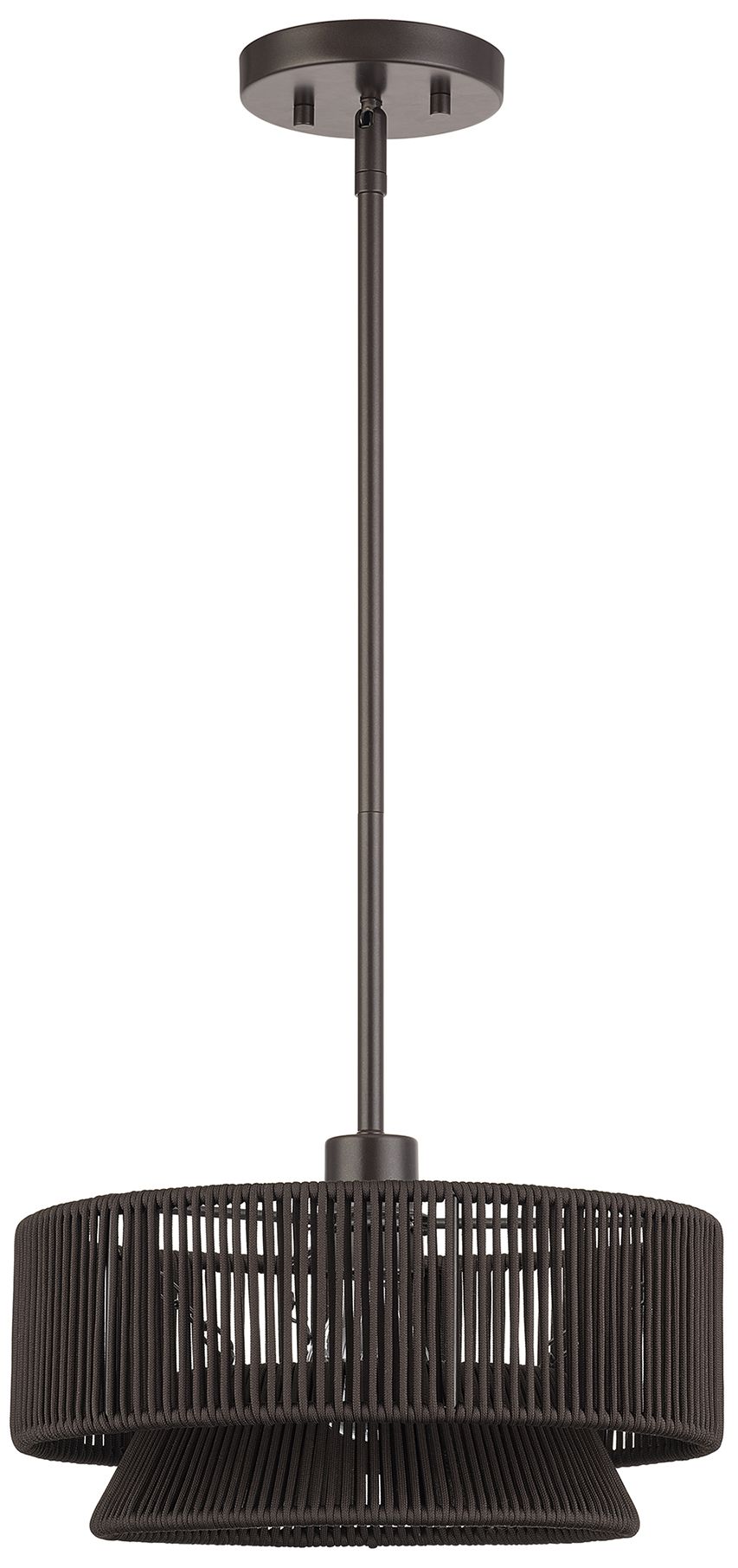 Image 3 Florell 1 Light English Bronze Pendant more views