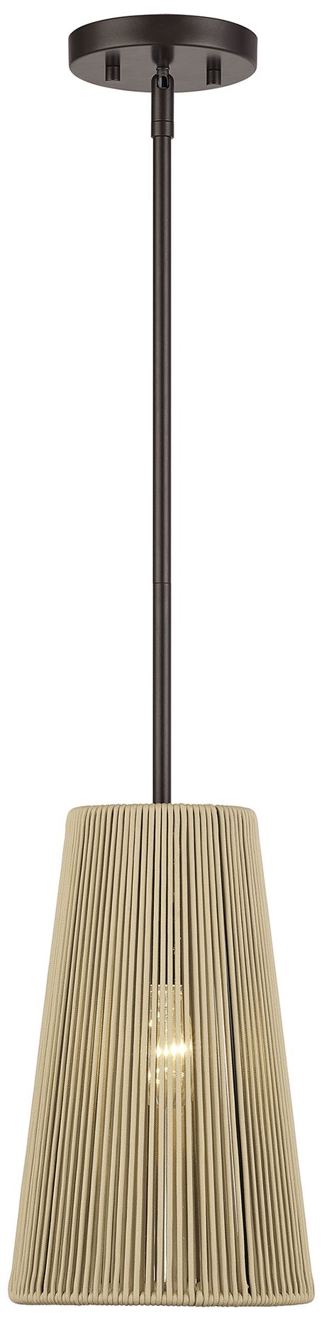 Image 2 Florell 1 Light English Bronze Pendant