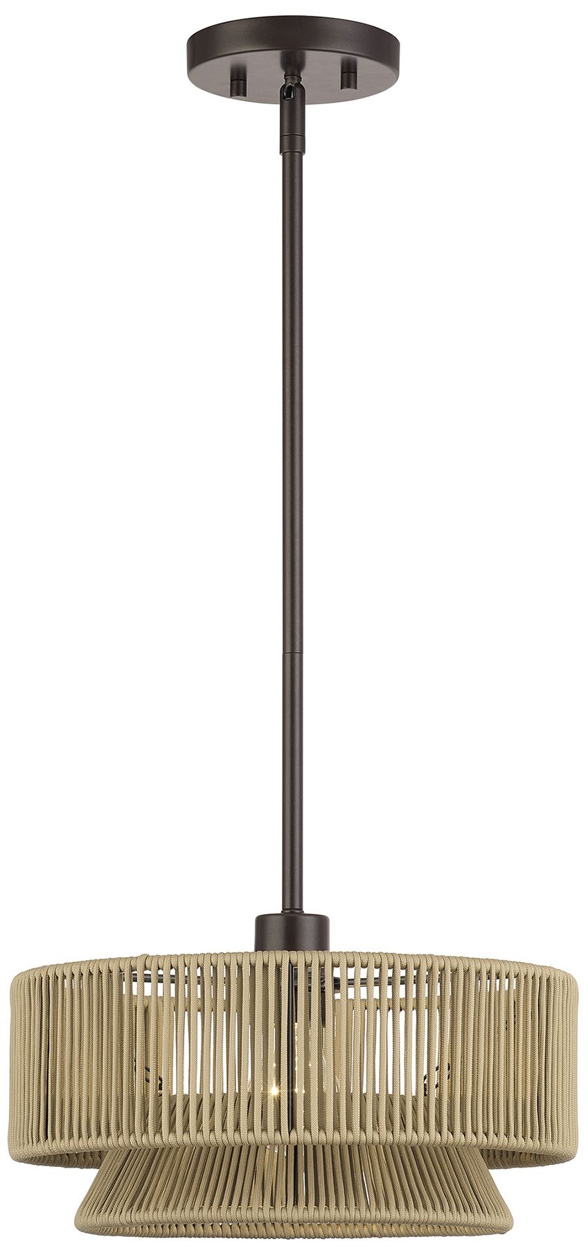 Florell 1 Light English Bronze Pendant