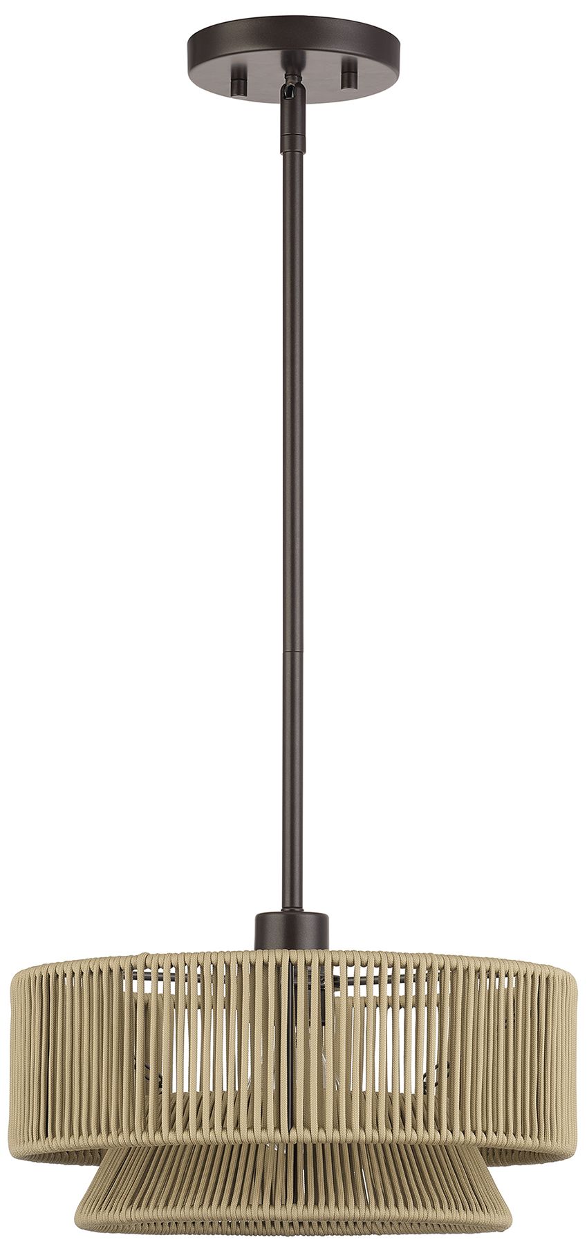 Image 3 Florell 1 Light English Bronze Pendant more views