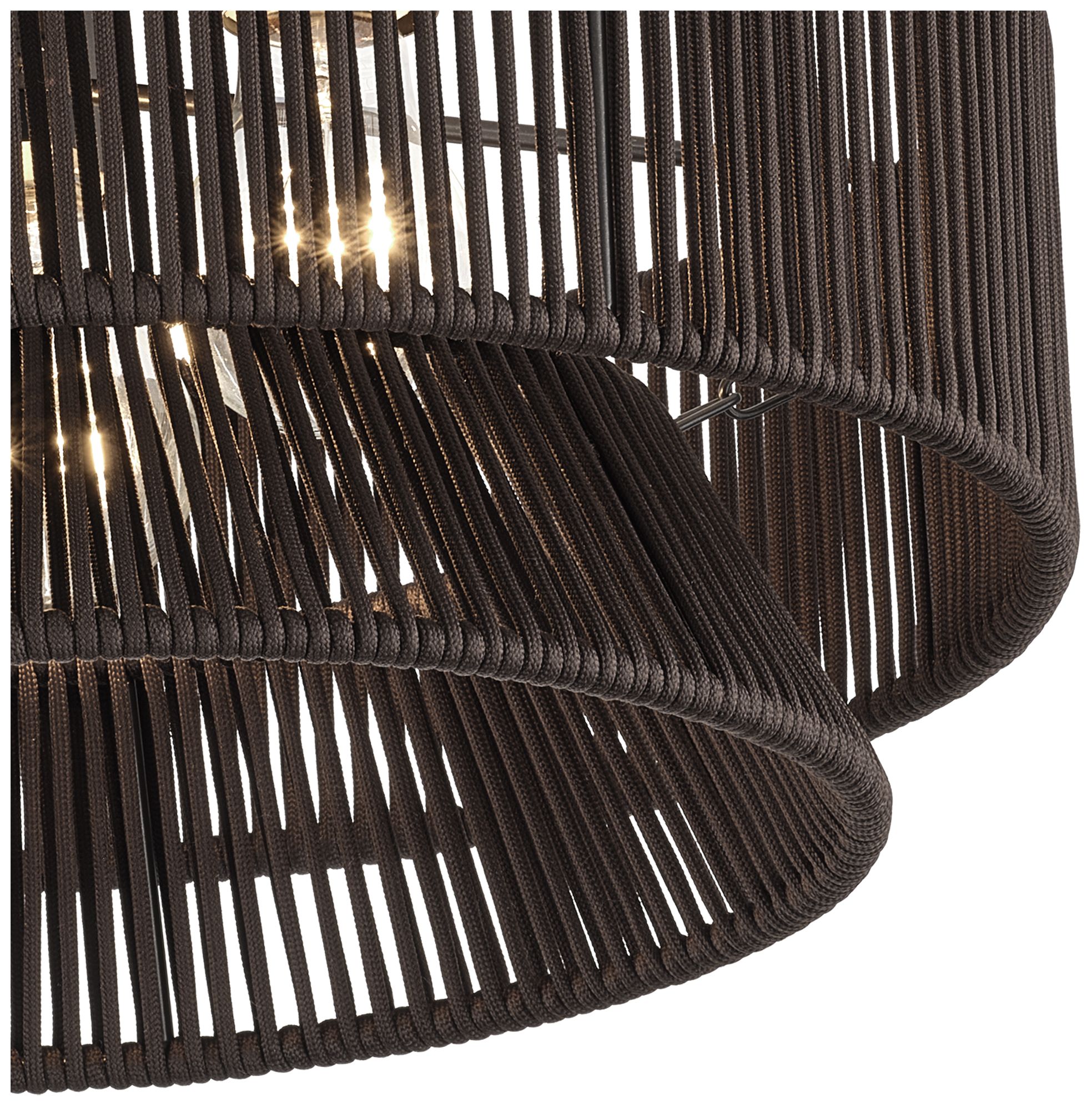 Image 7 Florell 3 Light English Bronze Large Semi-Flush more views