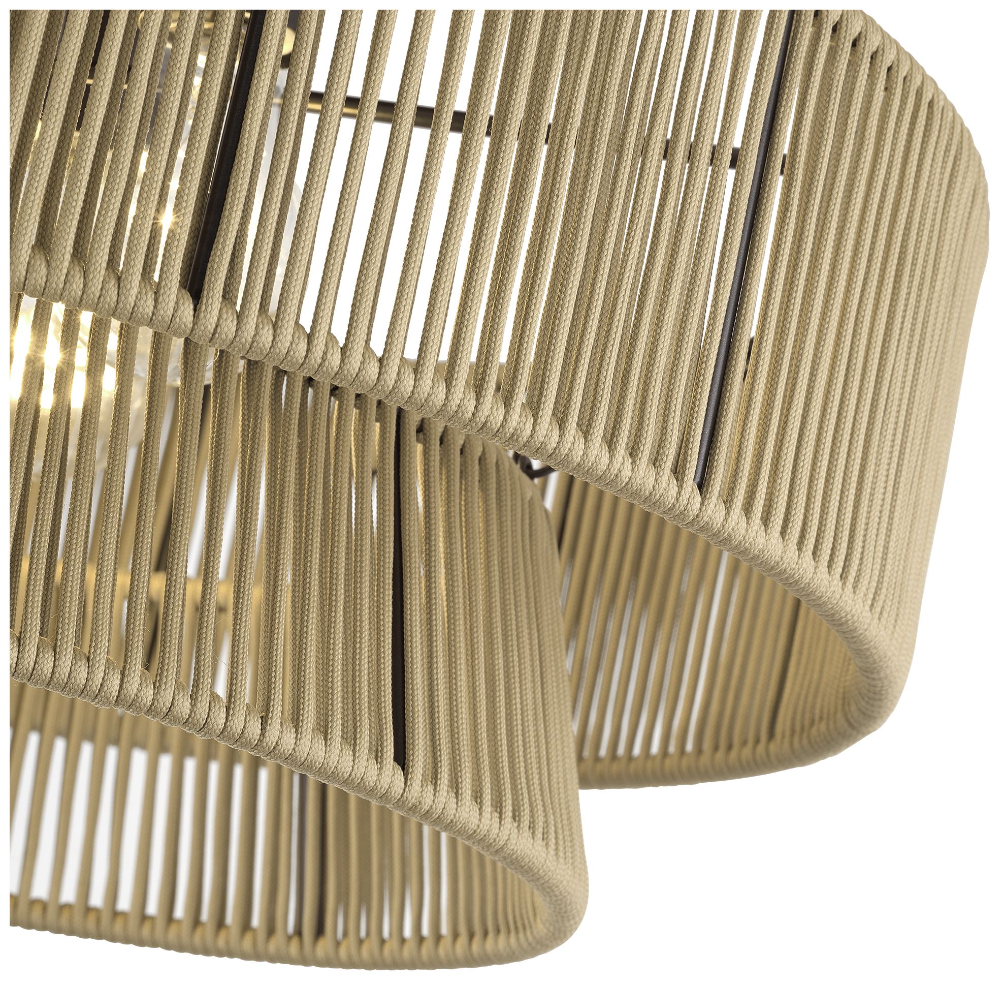 Image 7 Florell 3 Light English Bronze Large Semi-Flush more views