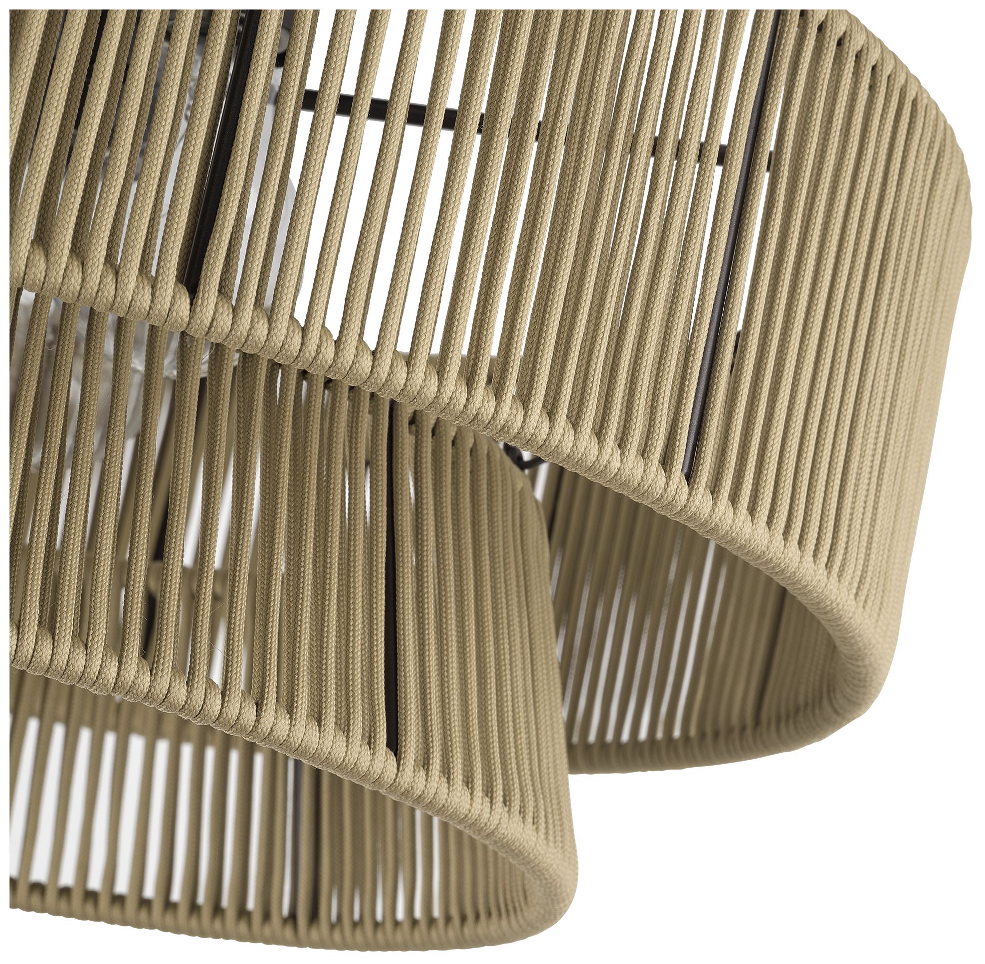 Florell 4 Light English Bronze Extra Large Semi-Flush