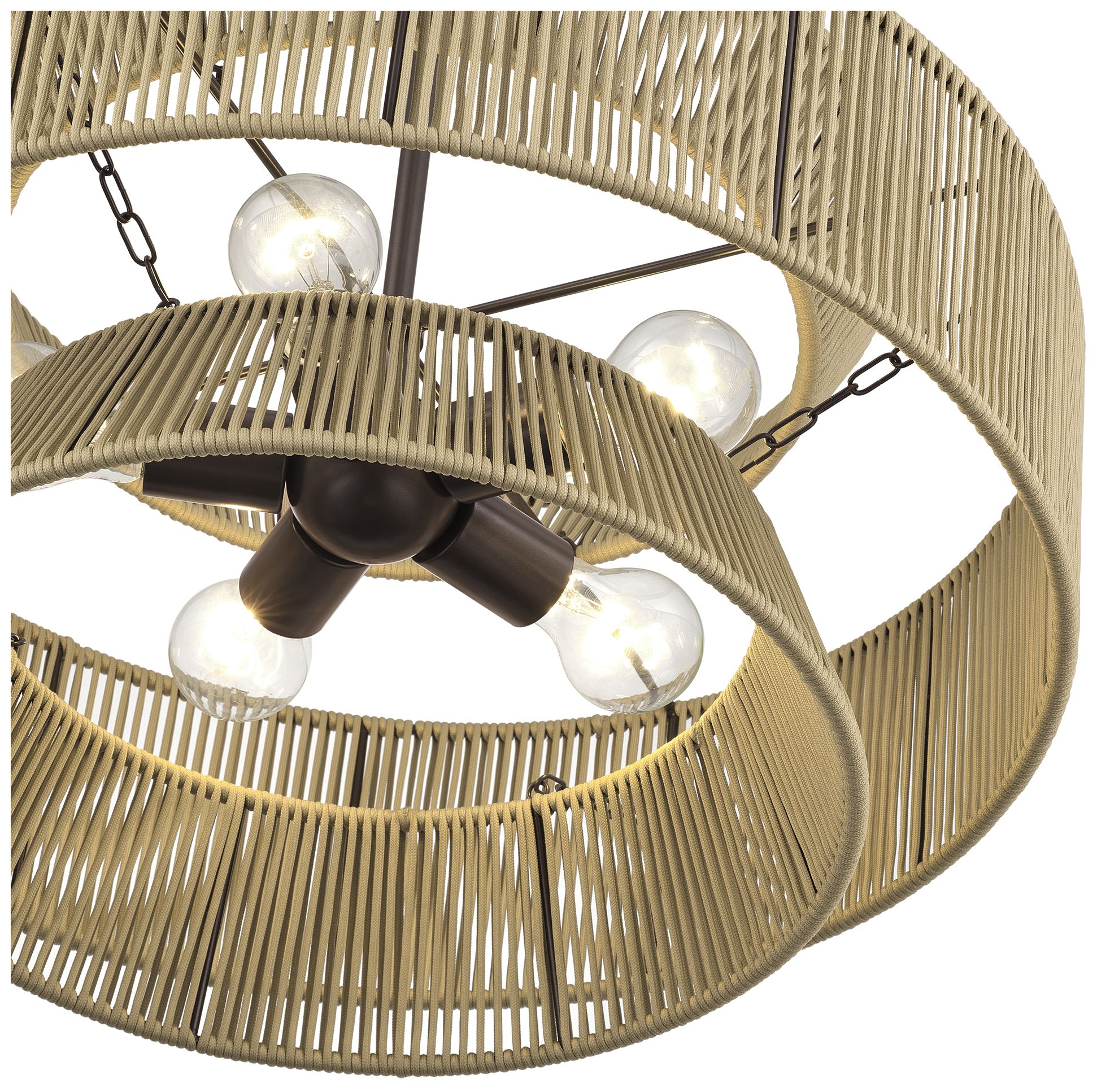 Image 6 Florell 5 Light English Bronze Pendant Chandelier more views