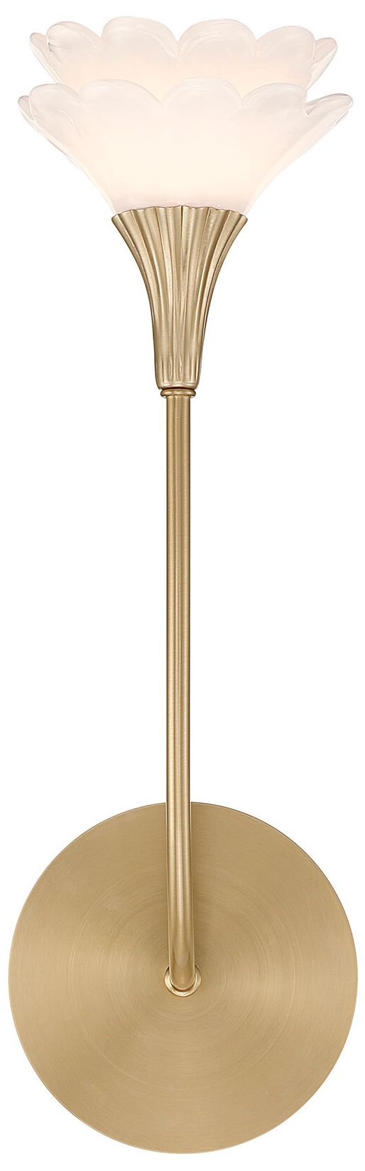 Image 4 Florena 1-Light Wall Sconce in Noble Brass by Breegan Jane more views