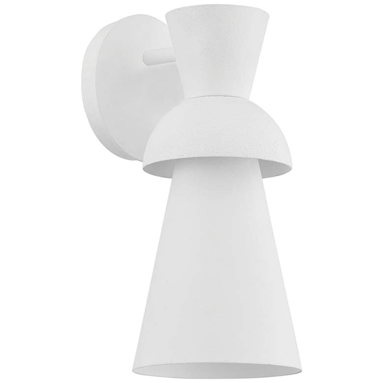 Image 1 Florence 11 3/4" High Gesso White Outdoor Wall Light