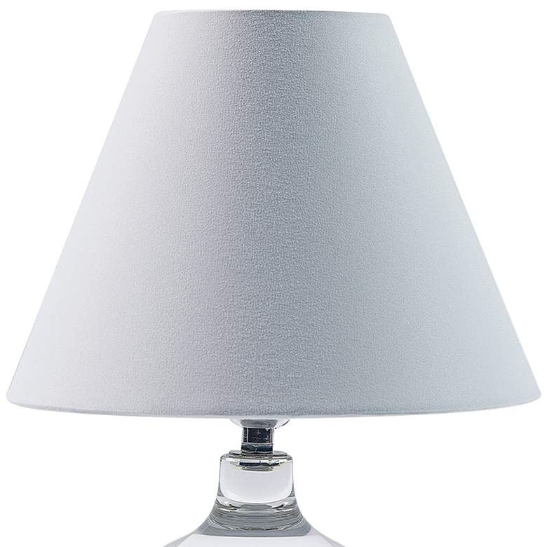 Image 2 Florence 14" High Clear Crystal Urn-Shaped Mini Table Lamp more views