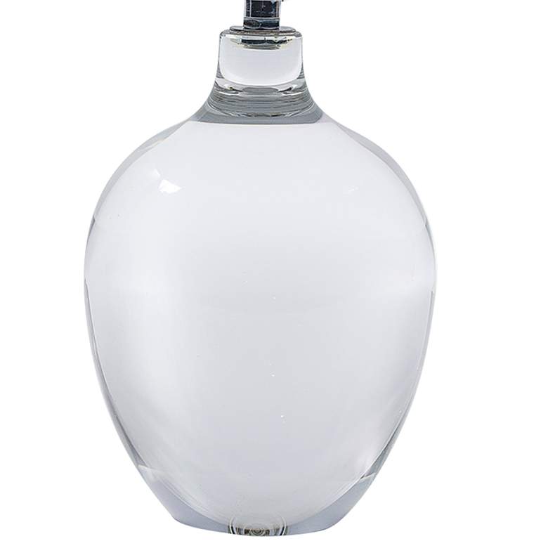 Image 3 Florence 14" High Clear Crystal Urn-Shaped Mini Table Lamp more views
