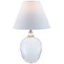 4_Florence 14" High Clear Crystal Urn-Shaped Mini Table Lamp more views